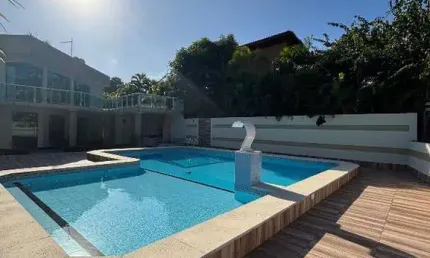 Casa em condomínio fechado com 6 quartos para alugar na avenida praia de pajussara, vilas do atlantico, lauro de freitas, 600 m2 por r$ 15.000