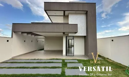 Casa em Condomínio para Venda em Cidade Ocidental, Residencial Villa Suiça, 3 dormitórios, 1 suíte, 3 banheiros, 2 vagas