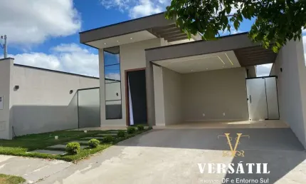 Casa em Condomínio para Venda em Cidade Ocidental, Residencial Villa Suiça, 3 dormitórios, 1 suíte, 3 banheiros, 2 vagas