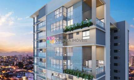 Cobertura duplex com 3 suítes + suíte master com closet, área privativa de 258m², bairro Atiradores, Joinville/SC.