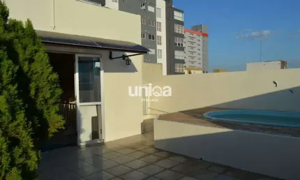 Cobertura 03 dormitorios para venda em santa maria com escritório piscina lareir