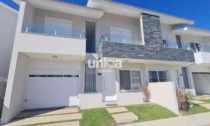 Casa tipo sobrado para venda em camobi no condomínio fechado santa mônica