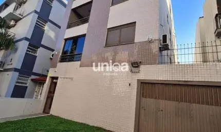 Apartamento 01 dormitório para venda com sacada churrasqueira e garagem em santa