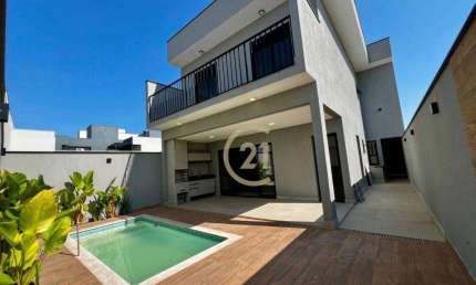 Casa com 3 dormitórios à venda, 203 m² por R$ 1.350.000,00 - Jardim Mantova - Indaiatuba/SP