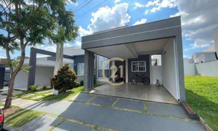 Casa com 3 dormitórios à venda, 105 m² por R$ 870.000,00 - Jardim Park Real - Indaiatuba/SP