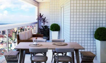Apartamento com 3 quartos à venda na Rua Aviação, 537, Aviação, Praia Grande