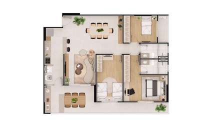 Apartamento com 3 quartos à venda na Rua Caiçara, 273, Vila Caiçara, Praia Grande
