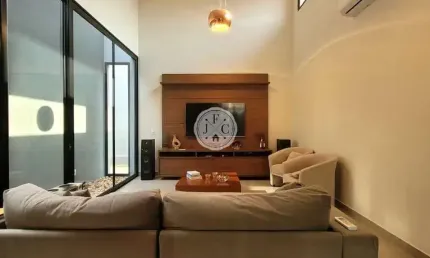 Casa em condomínio fechado com 3 quartos à venda na Avenida Heráclito Fontoura Sobral Pinto, 1050, Quinta da Primavera, Ribeirão Preto por R$ 1.740.000