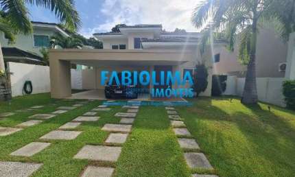 Casa em condomínio fechado com 4 quartos à venda na Rua Abrolhos, 1, Alphaville (Abrantes), Camaçari