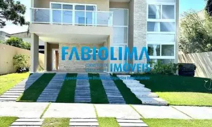 Casa em condomínio fechado com 4 quartos à venda na Rua Abrolhos, 1, Alphaville (Abrantes), Camaçari