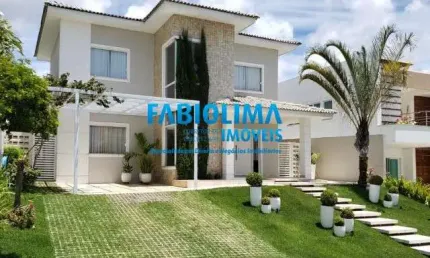 Casa em condomínio fechado com 4 quartos à venda na Rua Abrolhos, 1, Alphaville (Abrantes), Camaçari