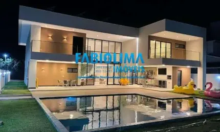 Casa em condomínio fechado com 4 quartos à venda na Rodovia Ba-099 - Estrada Do Côco Km 08, 1, Praia de Busca Vida, Camaçari
