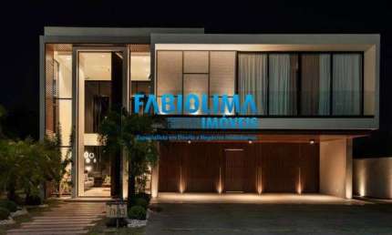 Casa em condomínio fechado com 5 quartos à venda na RUA ABROLHOS, 1, Alphaville (Abrantes), Camaçari, 630 m2 por R$ 4.500.000