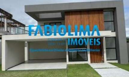 Casa em condomínio fechado com 4 quartos à venda na Rua Caraíva, 3, Alphaville (Abrantes), Camaçari