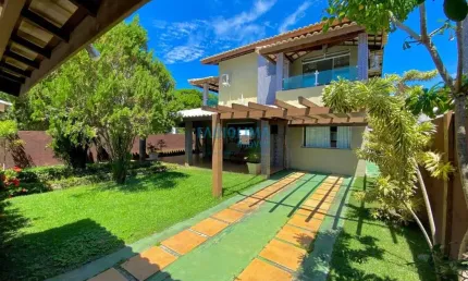 Casa em condomínio fechado com 4 quartos à venda na Rua Arraia, Paraíso, 999, Guarajuba, Camaçari