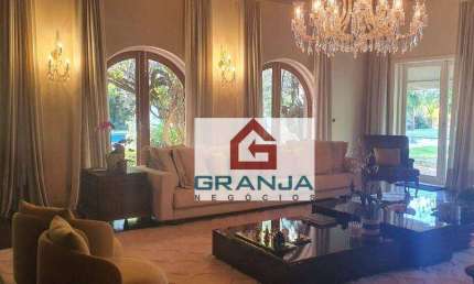 Casa com 5 Suítes, 1200 m² - venda por R$ 7.420.000 ou aluguel por R$ 43.103/mês - Jardim Mediterrâneo - Cotia/SP