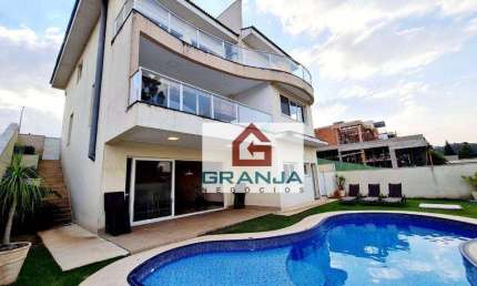 Casa com 4 dormitórios, 413 m² - venda por R$ 3.500.000,00 ou aluguel por R$ 17.000,00/mês - Alphaville Granja Viana - Carapicuíba/SP