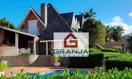 Casa com 4 dormitórios, 550 m² - venda por R$ 3.950.000,00 ou aluguel por R$ 18.000,00/mês - Granja Viana - São Paulo II - Cotia/SP