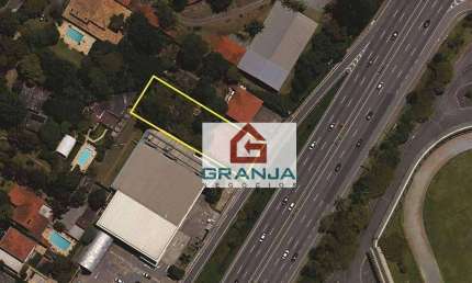 Terreno, 1319 m² - venda por R$ 2.638.000,00 ou aluguel por R$ 15.270,00 - Granja Viana - Cotia/SP