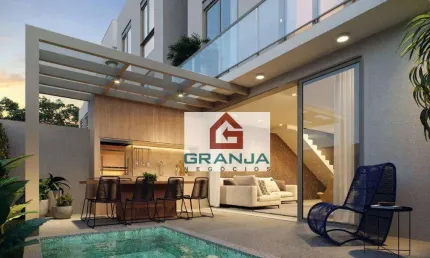 Casa com 4 dormitórios à venda, 168 m² por r$ 1.050.000,00 - granja viana - cotia/sp