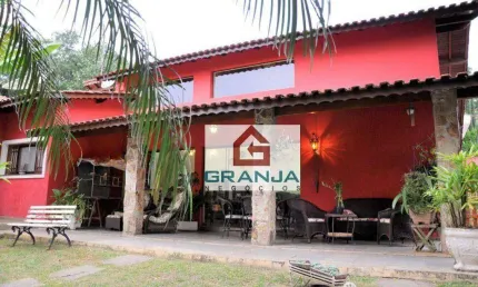 Casa e loft anexo em meio a muita natureza com 4 dormitórios à venda, 2729 m² por r$ 2.900.000 - granja viana - itapevi/sp