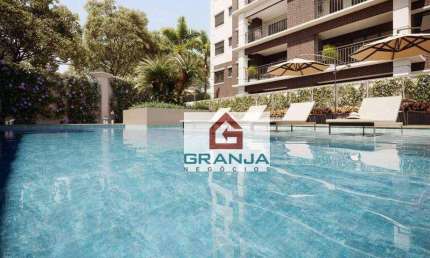 LANÇAMENTO Cond. MONET - ALTO PADRÃO na Granja Viana, Apto. Garden 125 m² - 2 vagas por R$1.065.000,00