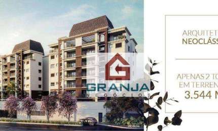 LANÇAMENTO Alto PADRÃO, Cond. MONET na Granja Viana - Cobertura Duplex, 154,28 m² - 2 Vagas por R$1.311.000,00