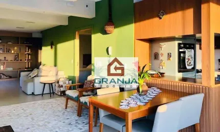 Apartamento com 2 dormitórios à venda, 97 m² por R$ 1.230.000,00 - Granja Viana - Cotia/SP