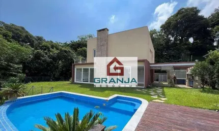 Casa com 4 dormitórios, 493 m² - venda por R$ 2.690.000,00 ou aluguel por R$ 20.000,00/mês - Granja Viana - Carapicuíba/SP