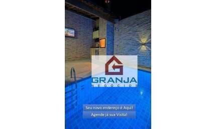 Casa Reformada 2 quartos c/ Suíte e Piscina Privativa à venda, 123 m² por R$ 639.900 - Granja Viana - Jardim da Glória - Cotia/SP