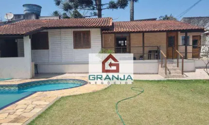 Linda casa térrea com piscina aquecida para venda por r$ 650 mil no condomínio recanto verde - cotia
