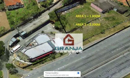 Terreno em área estratégica no KM23 da Raposo Tavares, 1800 m² - venda por R$ 6.300.000 ou aluguel por R$ 30.000/mês - Granja Viana - Cotia/SP