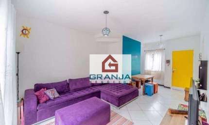 Excelente Casa com 2 Suítes Semi Isolada  à venda, 92 m² por R$ 456.000 - Paisagem Renoir - Cotia/SP