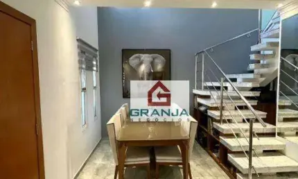 Casa Impecável com 3 dormitórios/01 Suíte à venda, 110 m² por R$ 660.000 - Paisagem Renoir - Cotia/SP