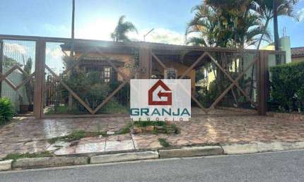 Aconchegante Casa Térrea, 3 dormitórios com suíte à venda, 229 m² por R$ 860.000 - GRANJA VIANA – PARQUE PAULISTANO - Cotia/SP