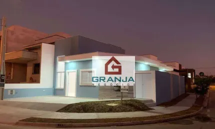 Linda e nova casa terrea c/ 3 dormitórios/01 suíte à venda por r$ 636.000 - horto florestal villagio - sorocaba/sp