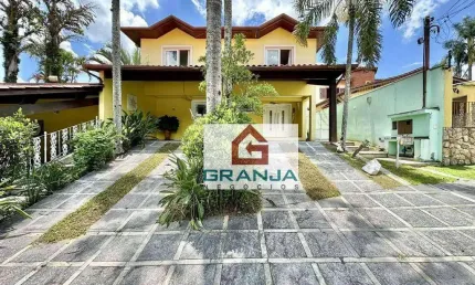 Casa no Cond. São Paulo II com 4 dormitórios à venda, 753 m² por R$ 3.500.000 - São Paulo II - Cotia/SP