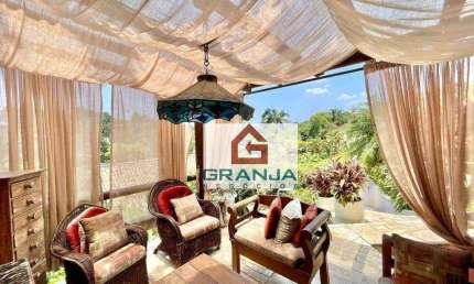 Linda casa rústica contemporânea à venda, 256 m² por R$ 2.450.000 - Granja Viana - Cotia/SP