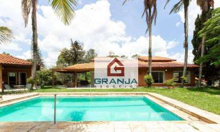 Incrível casa com 5 dormitórios (3 suítes), churrasqueira, bar,piscina, sauna à venda, 470 m² por R$  - Palos Verdes - Cotia/SP