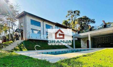 Imóvel Moderno com 4 suítes, área gourmet, piscina, solarium e muito verde! à venda, 300 m² por R$ 2.200.000 - Parque Rio Abaixo - Atibaia/SP
