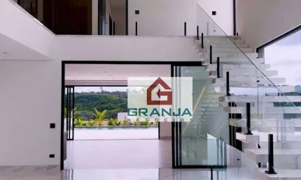 Imóvel Moderno com 4 suítes, ar condicionado, churrasqueira, piscina, spa à venda, 486 m² por R$ 4.800, - São Paulo II - Cotia/SP