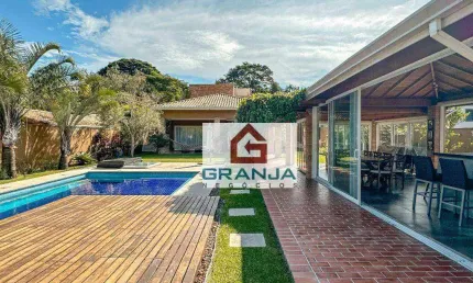 Excelente Imóvel em condomínio com 4 suítes, edícula, jacuzzi, piscina à venda, 549 m² por R$ 3.500.000 - Jardim Ipês - Cotia/SP