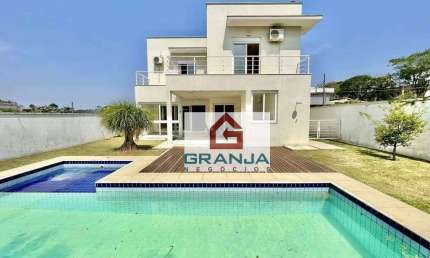 Excelente Casa em Ótimo Condomínio com 4 suítes à venda, 332 m² por R$ 3.200.000 - Granja Viana - Cotia/SP
