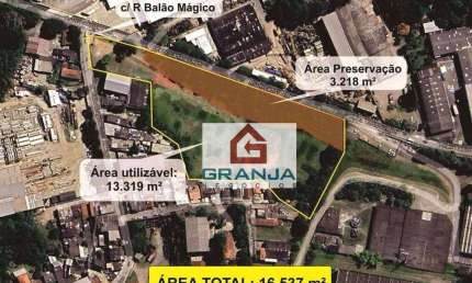 Excelente Oportunidade de Área (ZUM) com 16.537m2 à venda por R$ 14.890.000 - Parque Alexandre - Cotia/SP