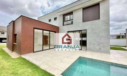 Maravilhoso Imóvel 0 KM, piscina, área gourmet, 4 suítes à venda, 307 m² por R$ 3.900.000 - Granja Viana - Alphaville Granja Viana - Carapicuíba/SP