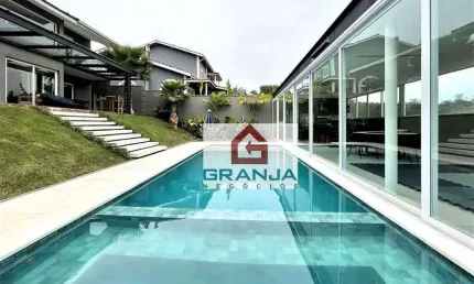 Casa com 4 dormitórios à venda, 463 m² por R$ 5.379.000,00 - Granja Viana - Embu das Artes/SP