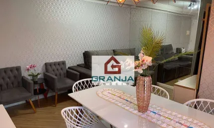 Lindo apartamento com 2 dormitórios à venda por r$ 290.000 - parque frondoso - cotia/sp