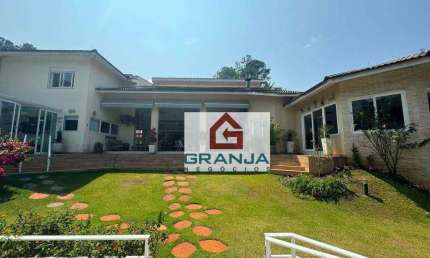 Imóvel Luxuoso de Alto Padrão com 8 suítes, Apto de funcionários, piscina, sauna, hidro, home office! à venda, 849 m² por R$ 8.900.000 - Atibaia/SP