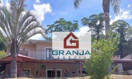 Linda Casa com 3 dorms/1sts, piscina, churrasqueira! à venda, 300 m² por R$ 960.000 - Granja Viana - Cotia/SP