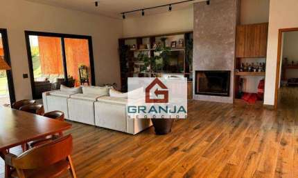 Casa Térrea Moderna e PORTEIRA FECHADA, com 3 suítes à venda, 420 m² por R$ 2.200.000 - Paysage Clair - Vargem Grande Paulista/SP
